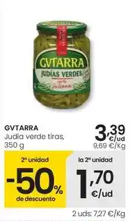 Eroski Gvtarra - judia verde tiras oferta