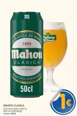 Supermercados Plaza Mahou - clasica oferta