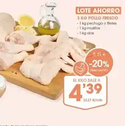 Supermercados Plaza 3 kg pollo fresco oferta