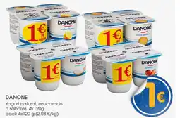 Supermercados Plaza DANONE Yogurt natural, azucarado sabores oferta