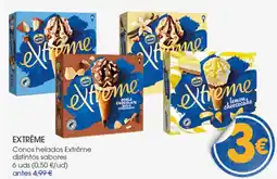 Supermercados Plaza EXTRÊME Conos helados Extrême distintos sabores oferta