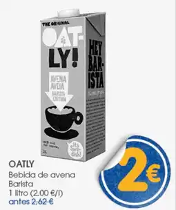 Supermercados Plaza OATLY Bebida de avena Barista oferta