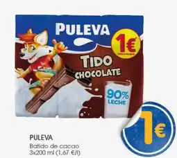 Supermercados Plaza PULEVA Batido de cacao oferta