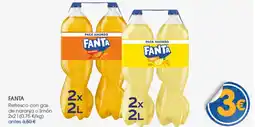 Supermercados Plaza FANTA Refresco con gas de naranja o limón oferta