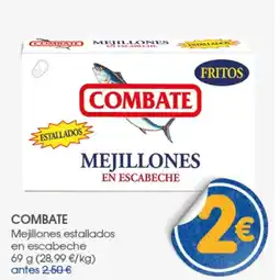 Supermercados Plaza COMBATE Mejillones estallados en escabeche oferta