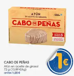 Supermercados Plaza CABO DE PEÑAS Atún en aceite de girasol oferta