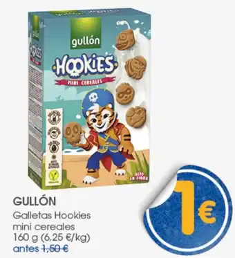 Supermercados Plaza GULLÓN Galletas Hookies mini cereales oferta