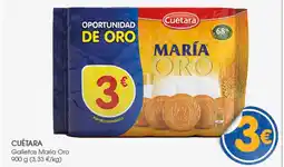 Supermercados Plaza CUÉTARA Galletas Maria Oro oferta
