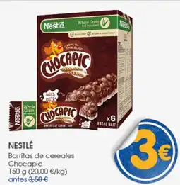 Supermercados Plaza NESTLÉ Barritas de cereales Chocapic oferta
