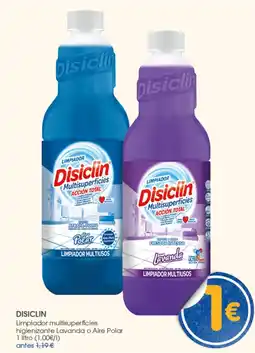 Supermercados Plaza DISICLIN Limpiador multisuperficies higienizante Lavanda o Aire Polar oferta