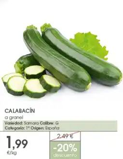 Supermercados Plaza Calabacín oferta