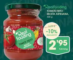 Supermercados Plaza REALFLOODING Tomate frito receta artesana, oferta