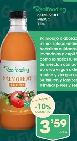 Supermercados Plaza REALFLOODING Salmorejo fresco oferta