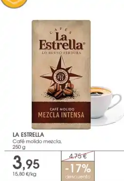 Supermercados Plaza LA ESTRELLA Café molido mezcla, oferta