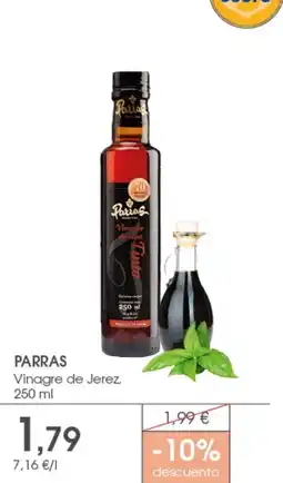 Supermercados Plaza PARRAS Vinagre de Jerez oferta