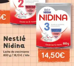 Supermercados Plaza NESTLE Nidina Leche de crecimiento oferta