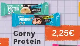 Supermercados Plaza CORNY Protein Barrita crunchy Vainilla & chocolate blanco / Cookie oferta