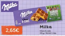 Supermercados Plaza MILKA Choco & cake oferta
