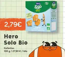 Supermercados Plaza HERO Solo Bio Galletitas. oferta