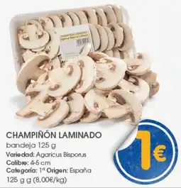 Supermercados Plaza Champiñón laminado oferta