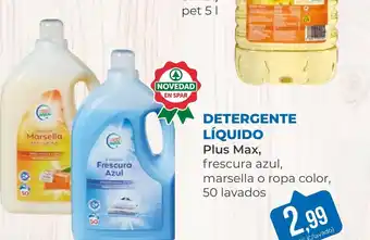 SPAR Gran Canaria PLUS MAX Detergente líquido oferta