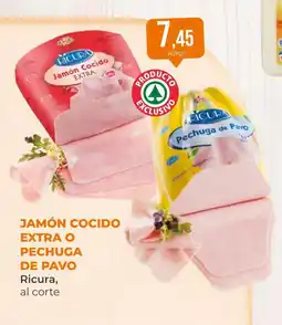 SPAR Gran Canaria RICURA Jamón cocido extra o extra pechuga de pavo oferta