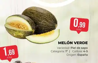 SPAR Gran Canaria Melón verde oferta