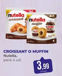 SPAR Gran Canaria NUTELLA Croissant o muffin oferta