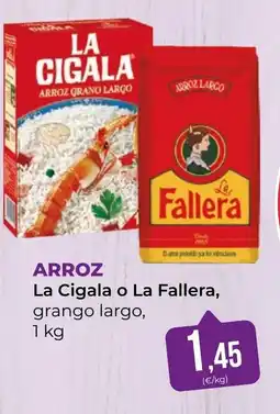 SPAR Gran Canaria LA CIGALA O LA FALLERA Arroz oferta