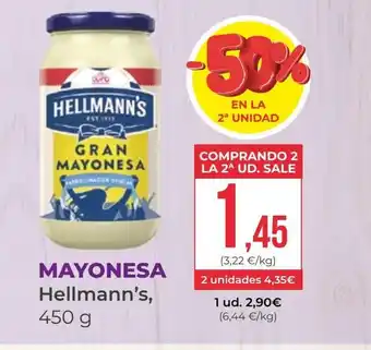 SPAR Gran Canaria HELLMANN'S Mayonesa oferta