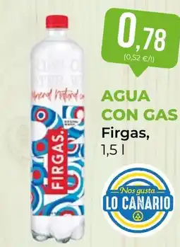 SPAR Gran Canaria FIRGAS Agua con gas oferta