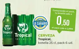 SPAR Gran Canaria TROPICAL Cerveza oferta