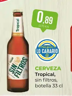 SPAR Gran Canaria TROPICAL Cerveza oferta