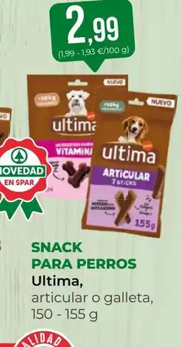 SPAR Gran Canaria ULTIMA Snack para perros oferta