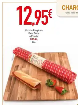 Masymas ARGAL, Chorizo Pamplona Extra Dulce o Picante oferta