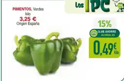 Masymas Pimientos, verdes oferta