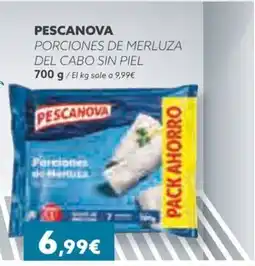 Masymas PESCANOVA Porciones de merluza del cabo sin piel oferta