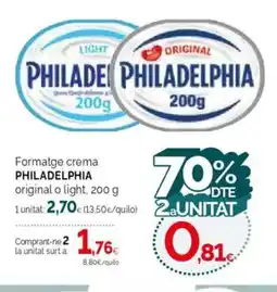 Condis PHILADELPHIA Formatge crema oferta
