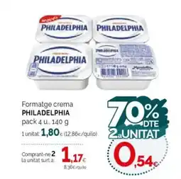 Condis PHILADELPHIA Formatge crema oferta