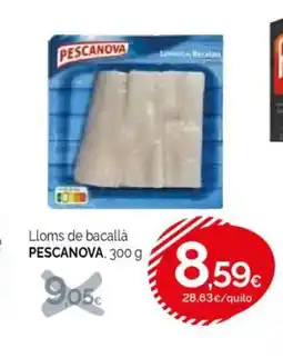 Condis PESCANOVA Lloms de bacallà oferta