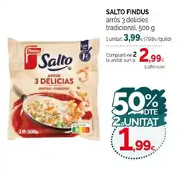 Condis FINDUS Salto arròs 3 delicies tradicional oferta