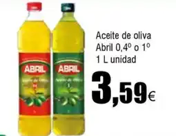 FROIZ ABRIL Aceite de oliva 0,4° o 1º oferta