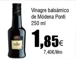 FROIZ Vinagre balsamico de Módena Ponti oferta