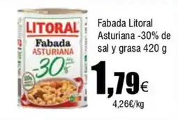 FROIZ LITORAL Fabada Asturiana -30% de sal y grasa oferta