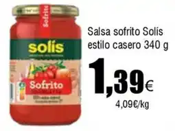 FROIZ SOLIS Salsa sofrito estilo casero oferta