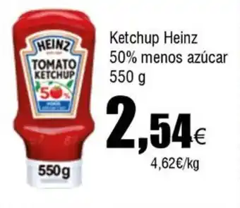 FROIZ HEINZ Ketchup 50% menos azúcar oferta