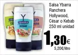 FROIZ YBARRA Salsa Ranchera Hollywood, César o Kebab oferta