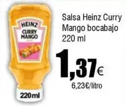 FROIZ HEINZ Salsa Curry Mango bocabajo oferta