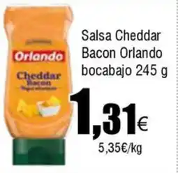 FROIZ ORLANDO Salsa Cheddar Bacon bocabajo oferta