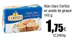 FROIZ CORTIZO Atún claro en aceite de girasol oferta